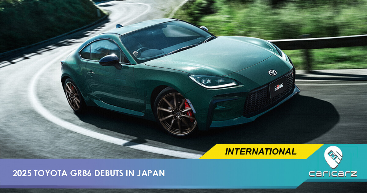 2025 Toyota GR86 Debuts in Japan with Special “Ridge Green Limited
