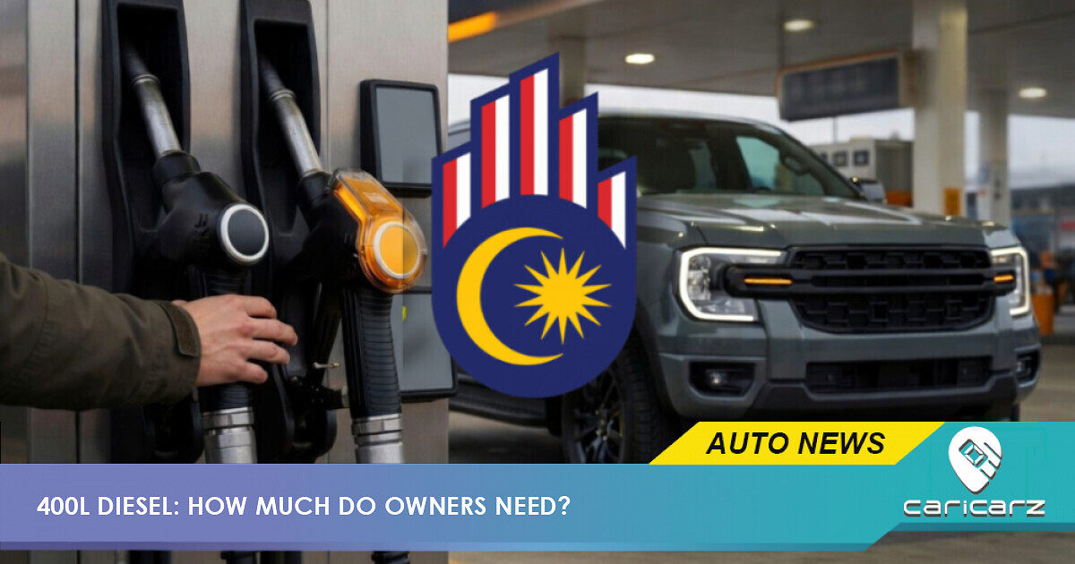BUDI Diesel: 400 Litres A Month, But How Many Owners Actually Need That Much?