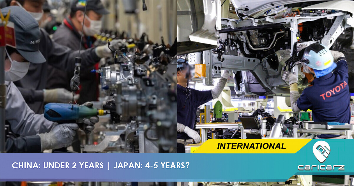China Develops Cars In Under 2 Years. Toyota, Honda And Nissan Want To Catch Up